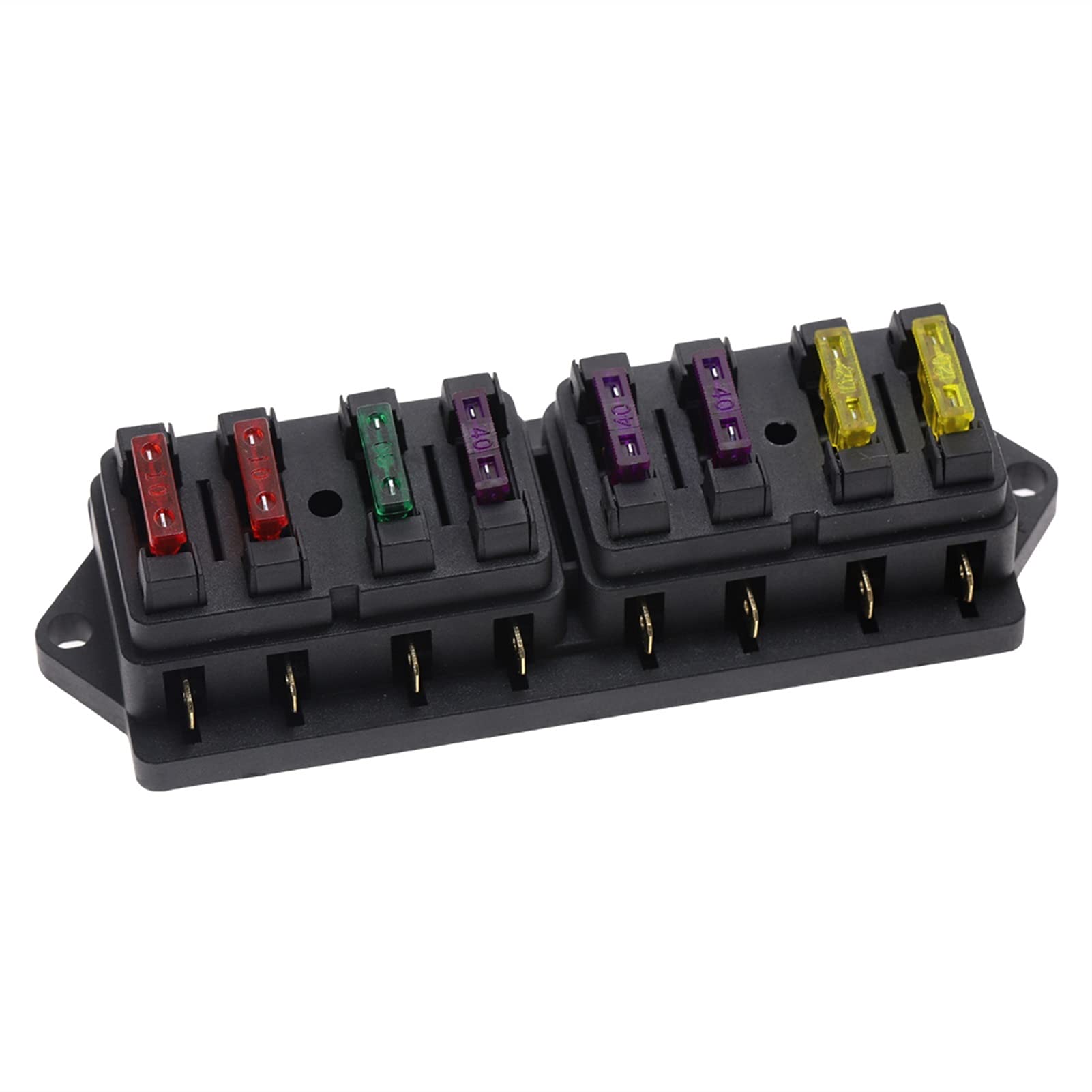 Fusibile Auto Scatola dei fusibili 8 vie Portafusibile automatico lama for camion con per circuito standard 12 V 24