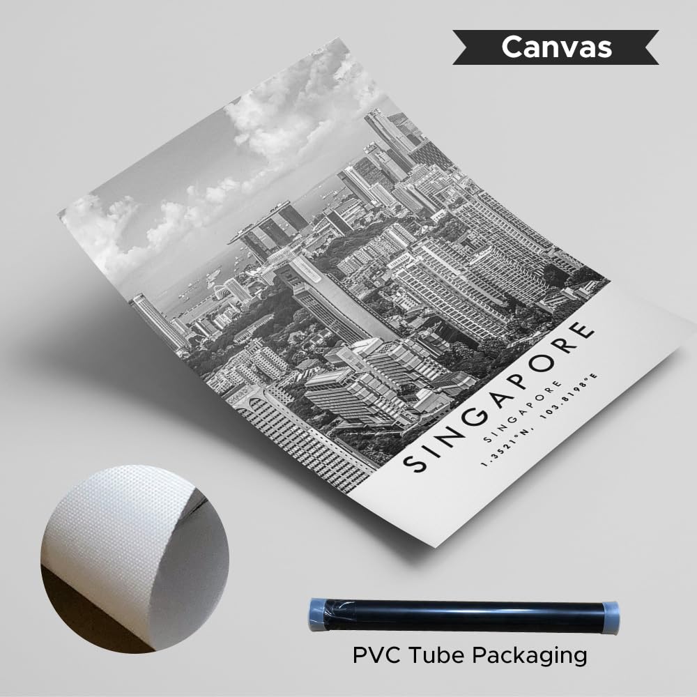 Amazon.co.jp: YakuWolf シンガポール旅行プリント、シンガポール