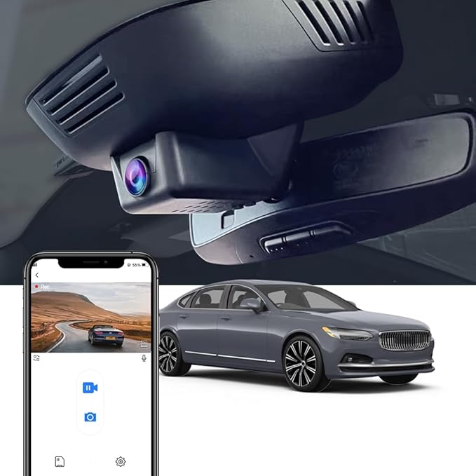 Fitcamx 4K Dash Cam for Volvo XC60 (2022–2026)