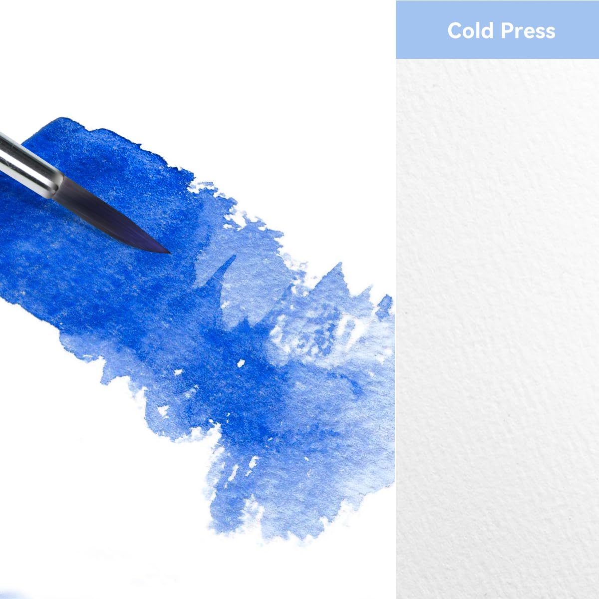 Lightwish A5 Watercolour Sketchbook, 20 Sheets 100% Cotton 300gsm Acid-Free Cold Press Paper Pad - Image 3
