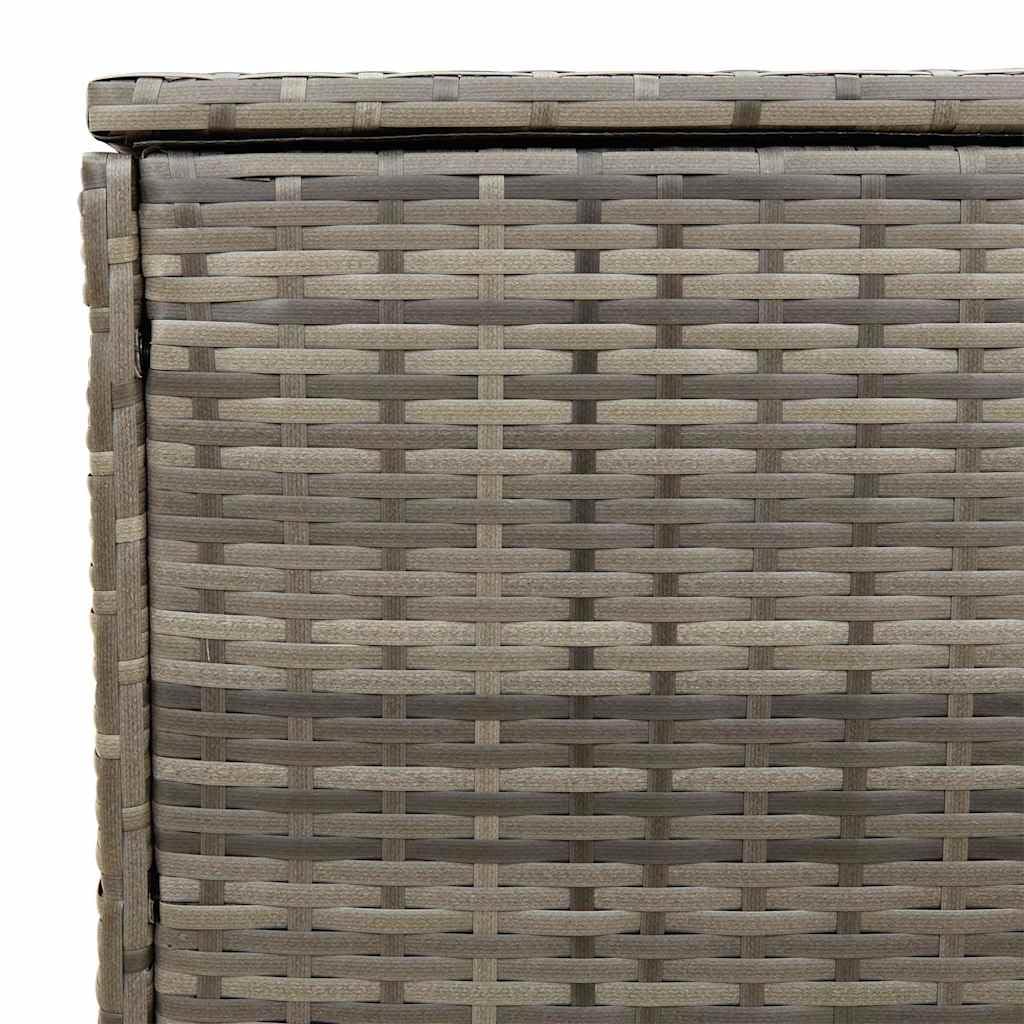 Cassapanca per cuscini da esterno, 100 x 55 x 55,5 cm, in rattan sintetico, con sacchetto interno impermeabile, resistente alle intemperie, per cuscini da giardino, tappezzeria, attrezzi