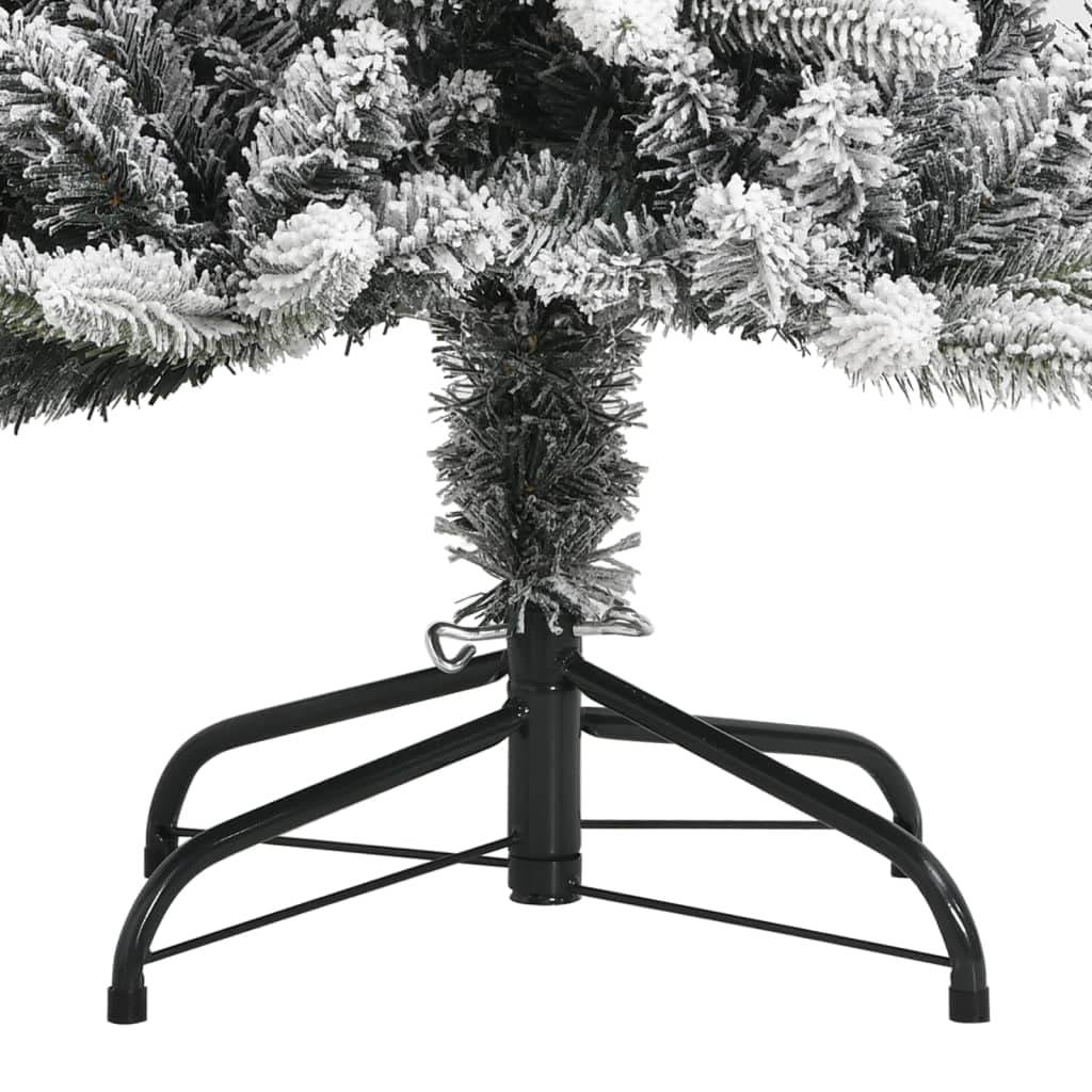 vidaXL Künstlicher Weihnachtsbaum Beschneit 120 cm PVC&PE