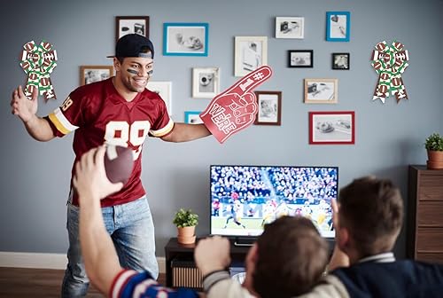 Miniatura 6 de 2 lazos de fútbol para corona de Super Bowl, lazo de corona de fútbol para decoración de fiesta de fútbol, día de juego, arco de corona deportiva