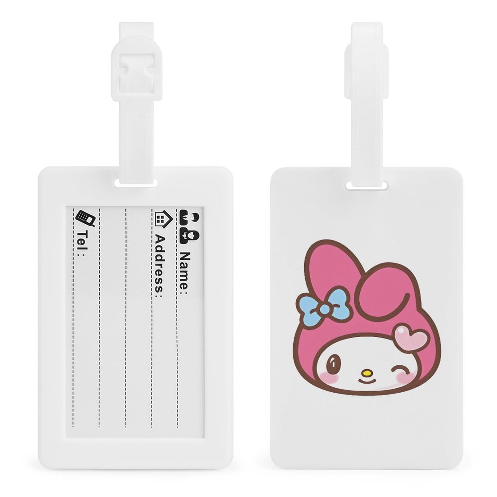 Amazon.co.jp: 荷物タグ マイメロディ ラゲージタグ スーツケースタグ  