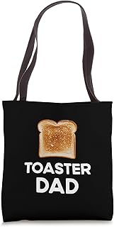 Funny Toast Toaster Dad Costume Bread Related Father Tote Bag