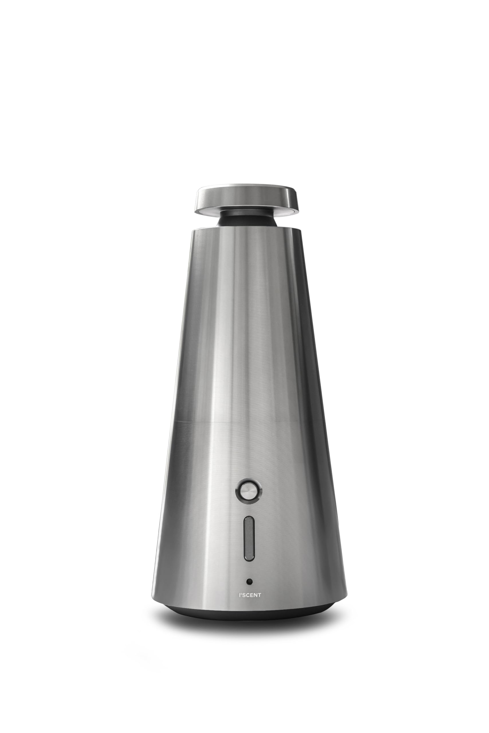 ISCENT | Ensō Luxury Cold-Air Scent Diffuser – Cordless & Silent Fragrance System for Home or Office – Covers Up to 1000 Sq Ft – Silver Finish – Compatible with 100ml Ensō Bottles (Sold Separately)
