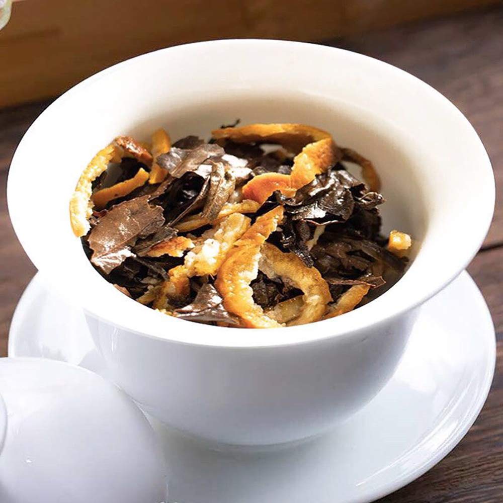 Amazon.co.jp: Bacilio 中国茶 お茶 白茶 陳皮白茶 ホワイトティー