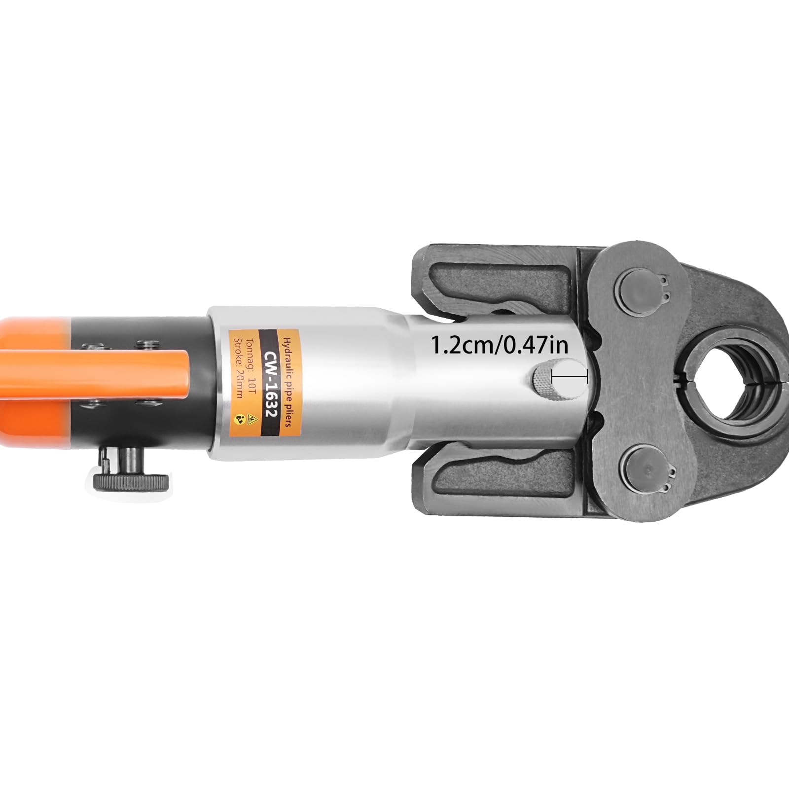 Crimpadora hidráulica 10T con 5 insertos de prensado, pinza de prensado | Crimpadora multicapa, prensa y multicapa, V12/15/18/22/28, Hydraulic Hose Crimper, aleación de aluminio