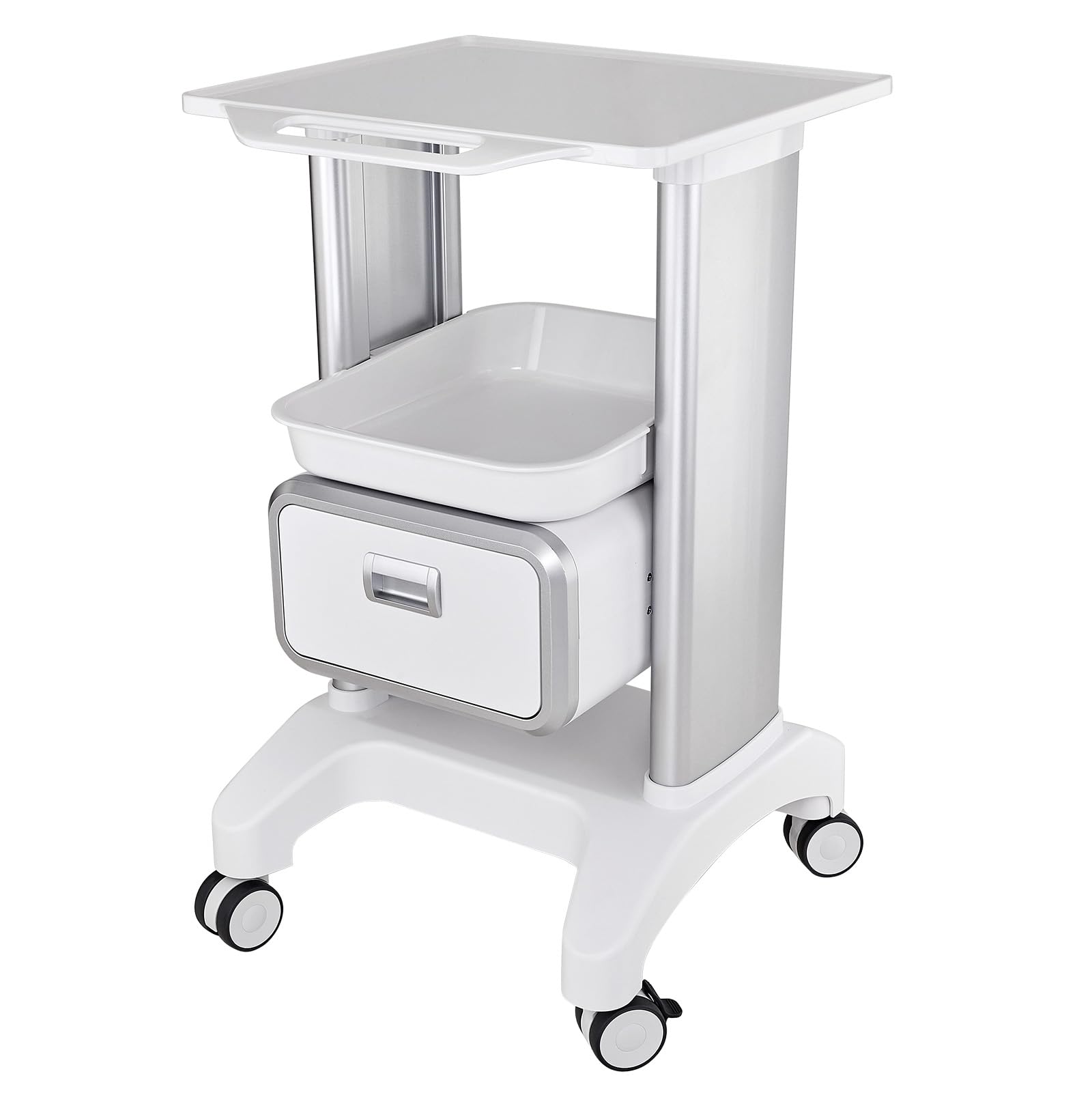 Professional Mobile Medical Trolley with Wheels and Drawers for Home Bedroom Salon Lab Hospital Dental Office Clinic