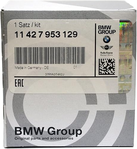 BMW 11427953129 Set Elemento de filtro de aceite