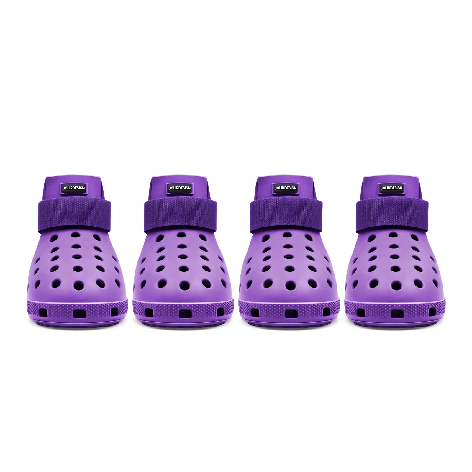Dog Shoes for Hot Pavement - Dog Shoe for Small & Medium & Large Dogs, Dog Boots Paw Protectors, Easy ON & Off, Non-Slip, Waterproof, Easy-Clean Dog Booties for Beach and Snow (Purple, L)