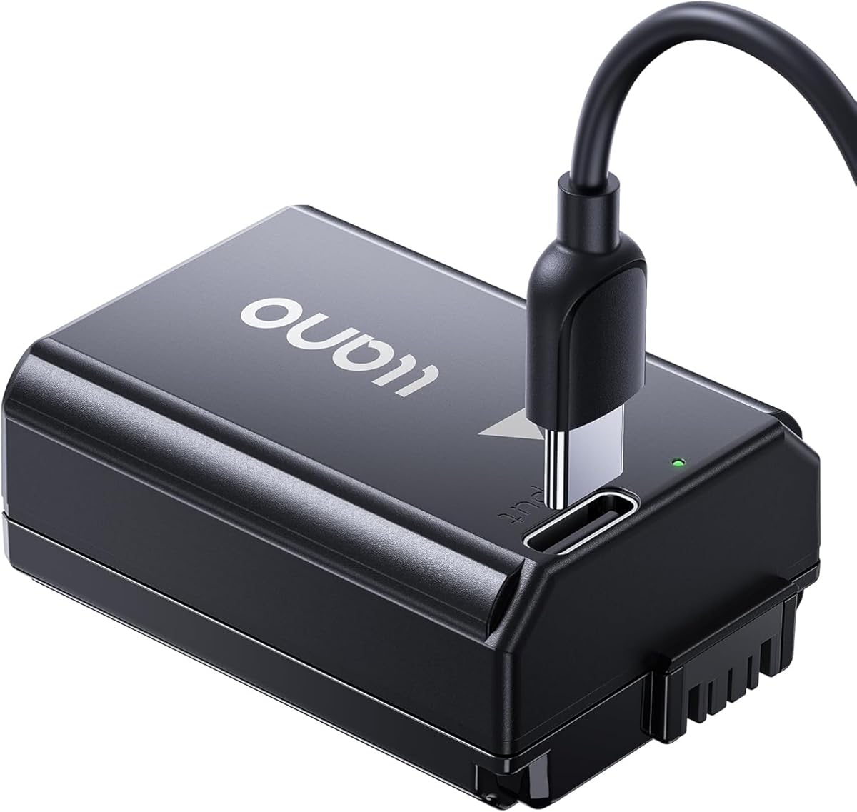 llano 1080mAh NP-FW50 Battery with USB-C Fast Charging for Sony A6000 A6400 zv-e10 A7ii A6100 A6500 A6300 A7 A7II A7R A7RII A7S A5000 A5100 - Fully decoded,Real Capacity,Replacement Batteries (1 Pack)