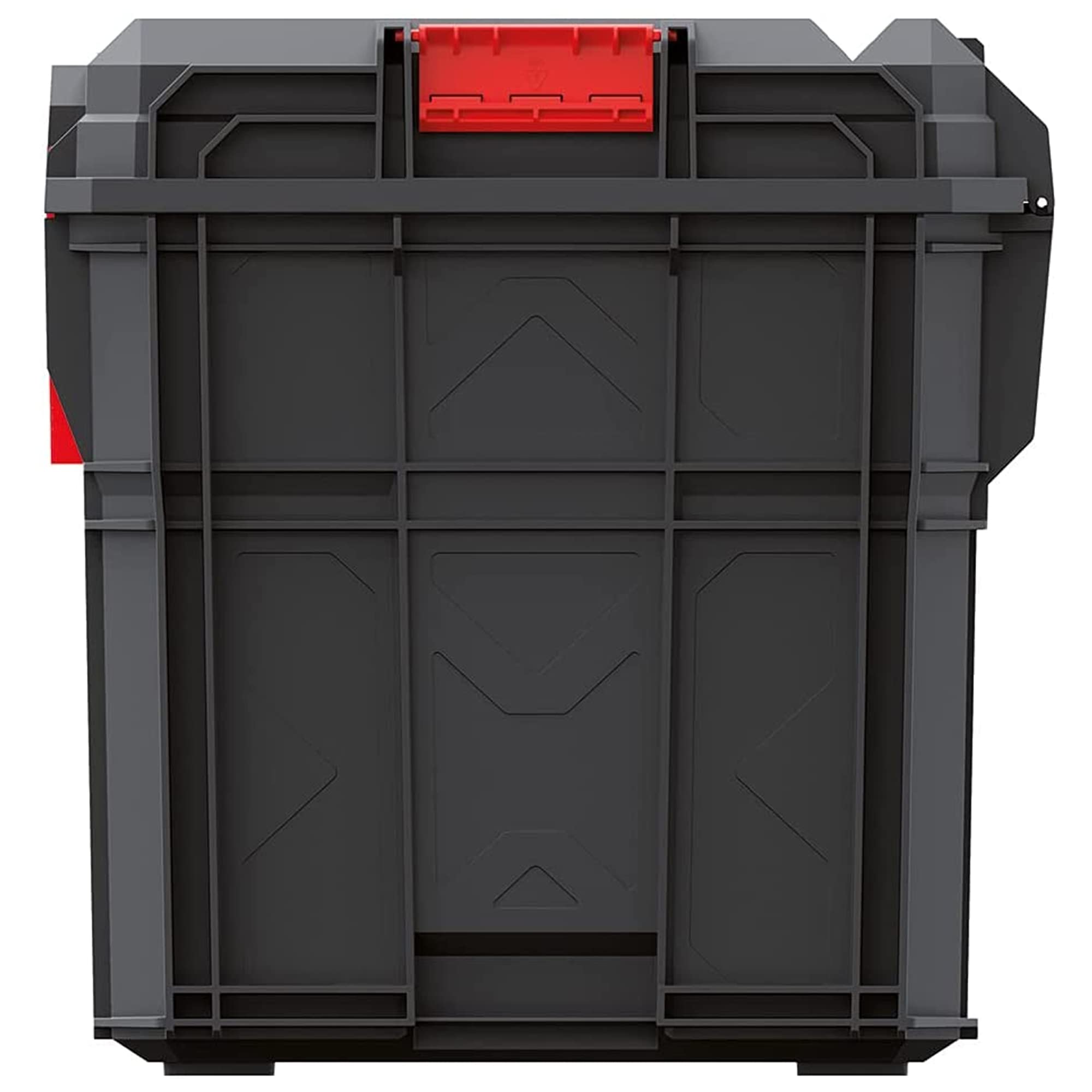 Walizka narzędziowa z organizerem, skrzynka narzędziowa z uchwytem na narzędzia, odporna na kurz/wodoszczelna, tworzywo sztuczne, 546 x 380 x 407 mm
