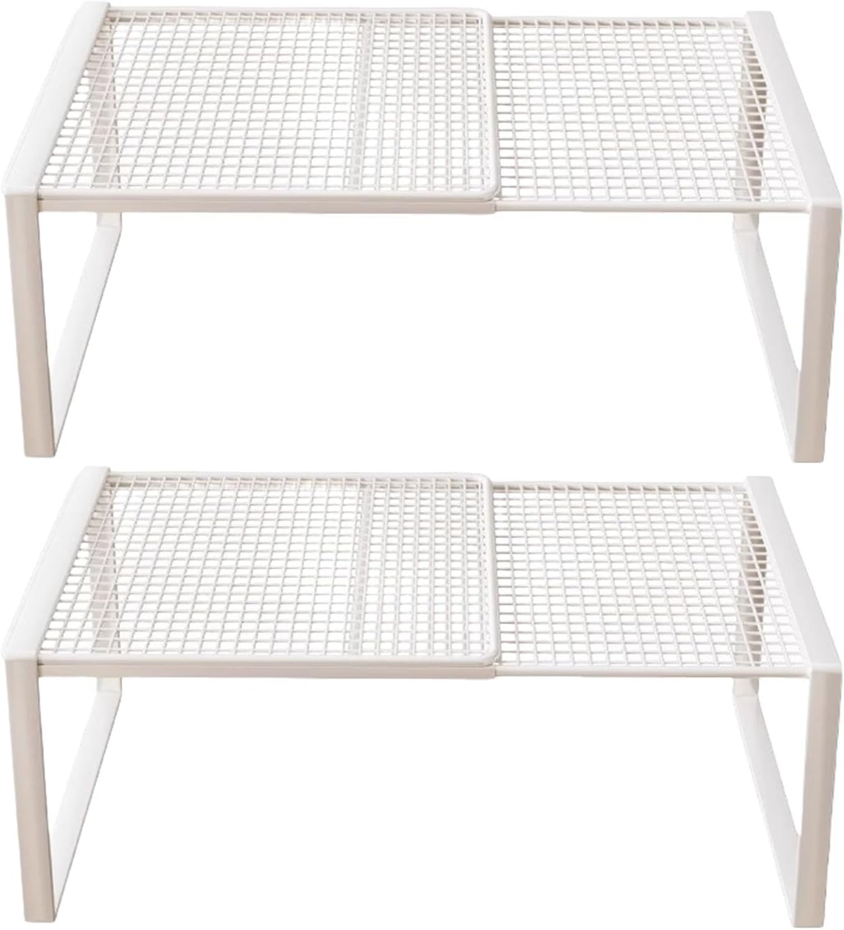 クイックアセンブリ金属クローゼット棚衣服やアクセサリーのための高さ調節可能な収納システム調節可能な鉄の棚