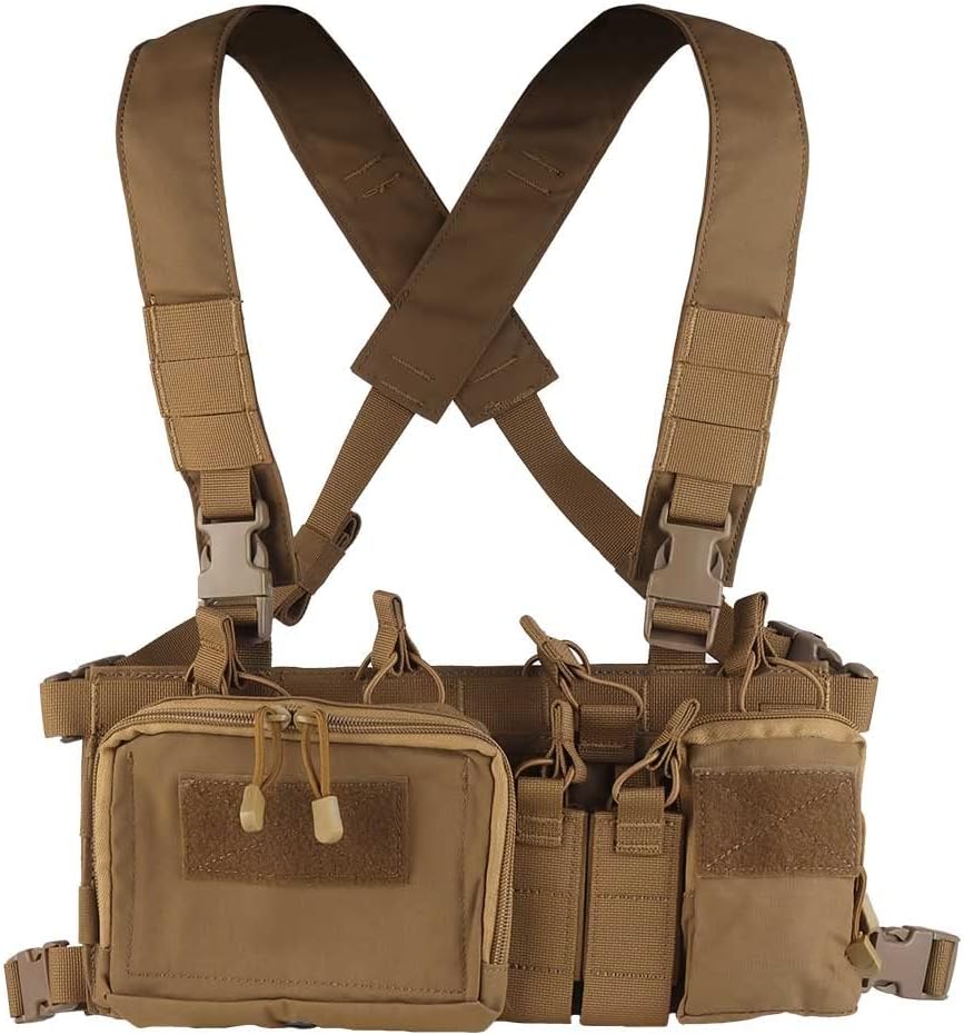 Tactical Assault Vest 500D Molle Multicam with Multiple Pockets