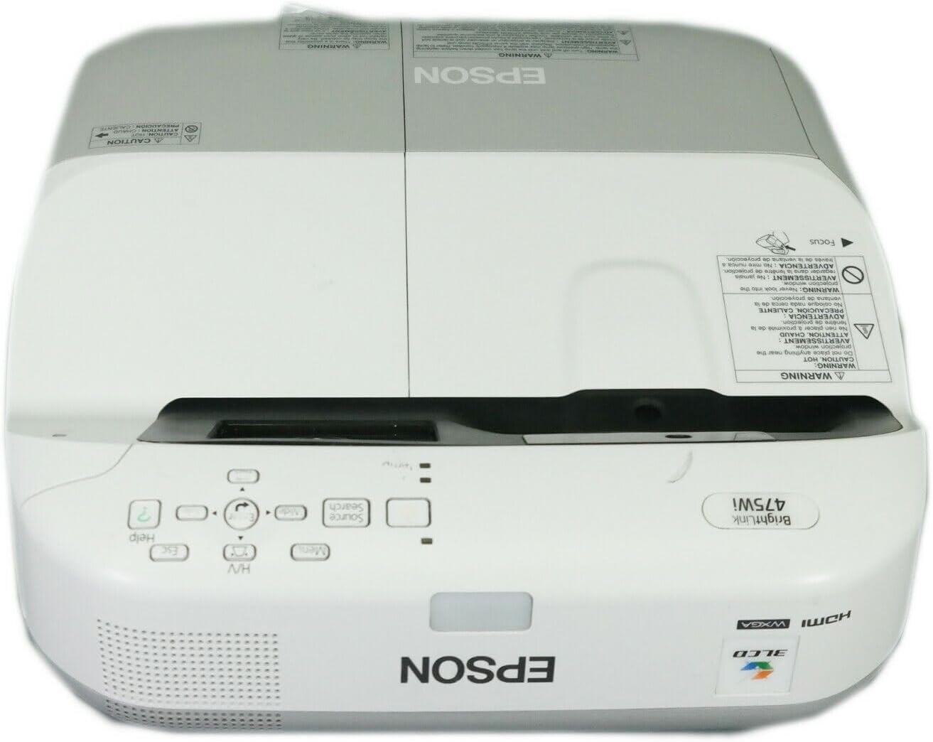 Epson BrightLink 475Wi 3LCD Projector UST Interactive Professional HDMI, Bundle: HDMI Cable, Remote Control, Power Cable