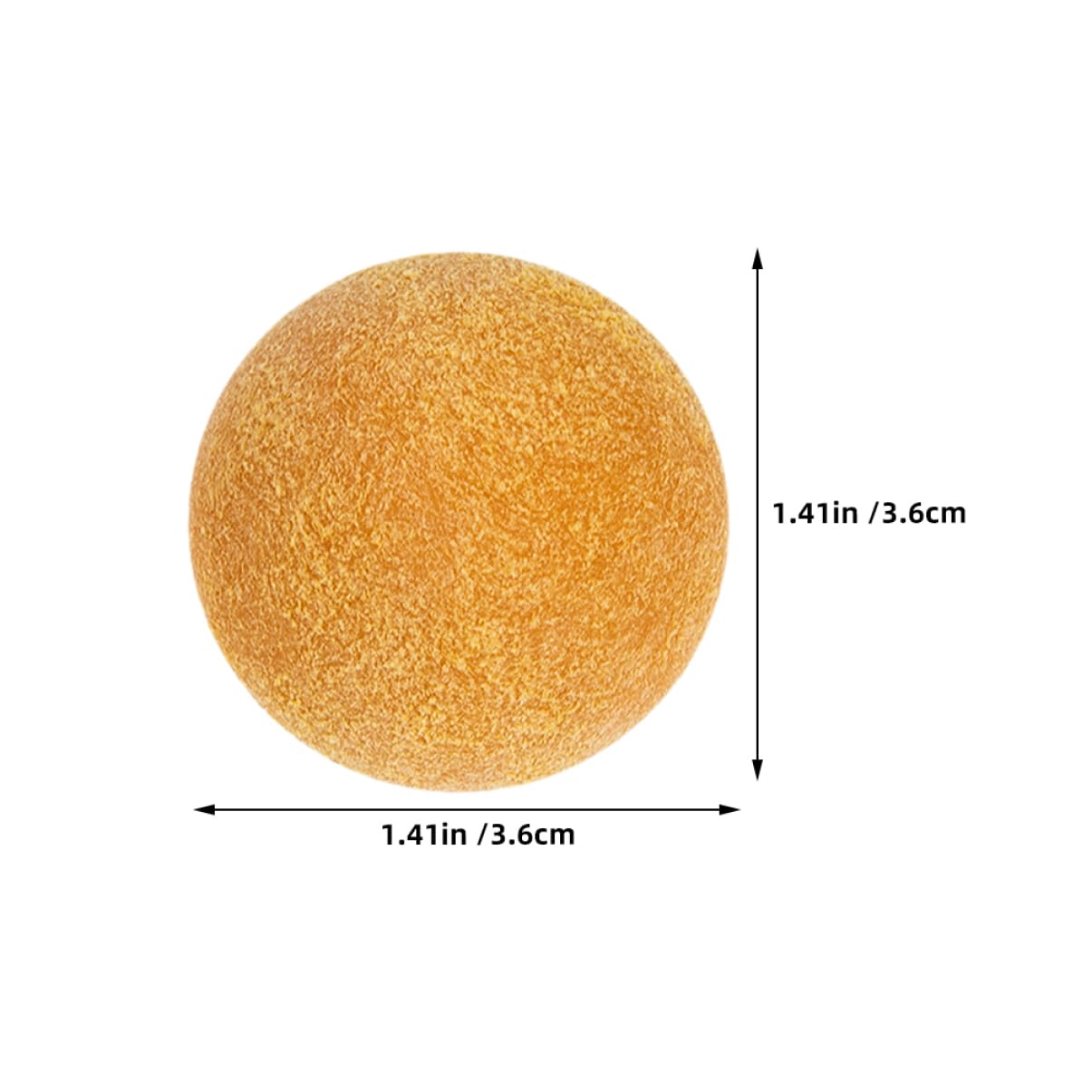 KICHOUSE 6pcs Table Football Replacement Balls Foosball Balls for Indoor Table Soccer Game Accessory Fun for Recreation