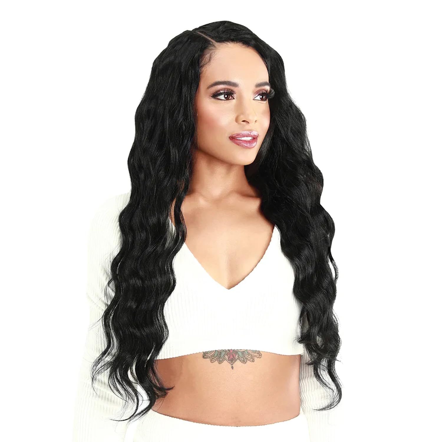Royal Zury Weave Natural Dream Silk Press Clip On 7Pcs Ocean Wave 18" (F4/27)