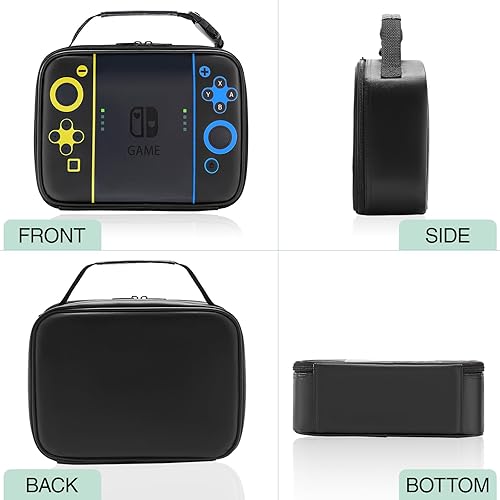 Miniatura 7 de Hairao Game Console Lunch Box, Boy Leather Reusable Lunch Bag, Waterproof Thermal Insulated Kids Lunch Box, Portable Mini Cooler for Boys Girls Kids