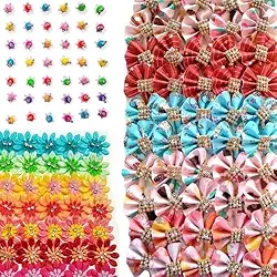 Kit com 250 Laços Pet PMG com Cores e Tamanhos Sortidos da Fancy Dog