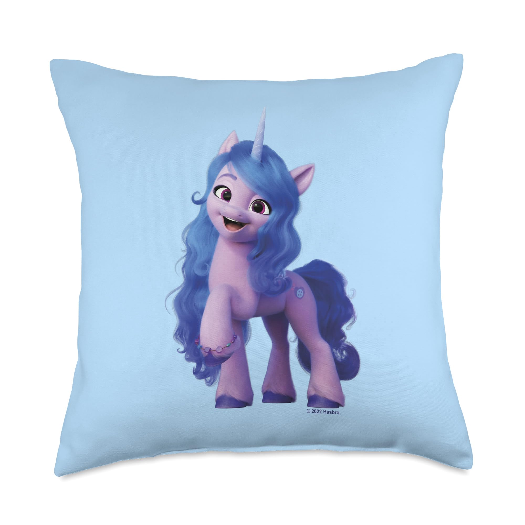 Coussin Izzy Moonbow My Little Pony 45x45 cm multicolore pour decoration de chambre d'enfant