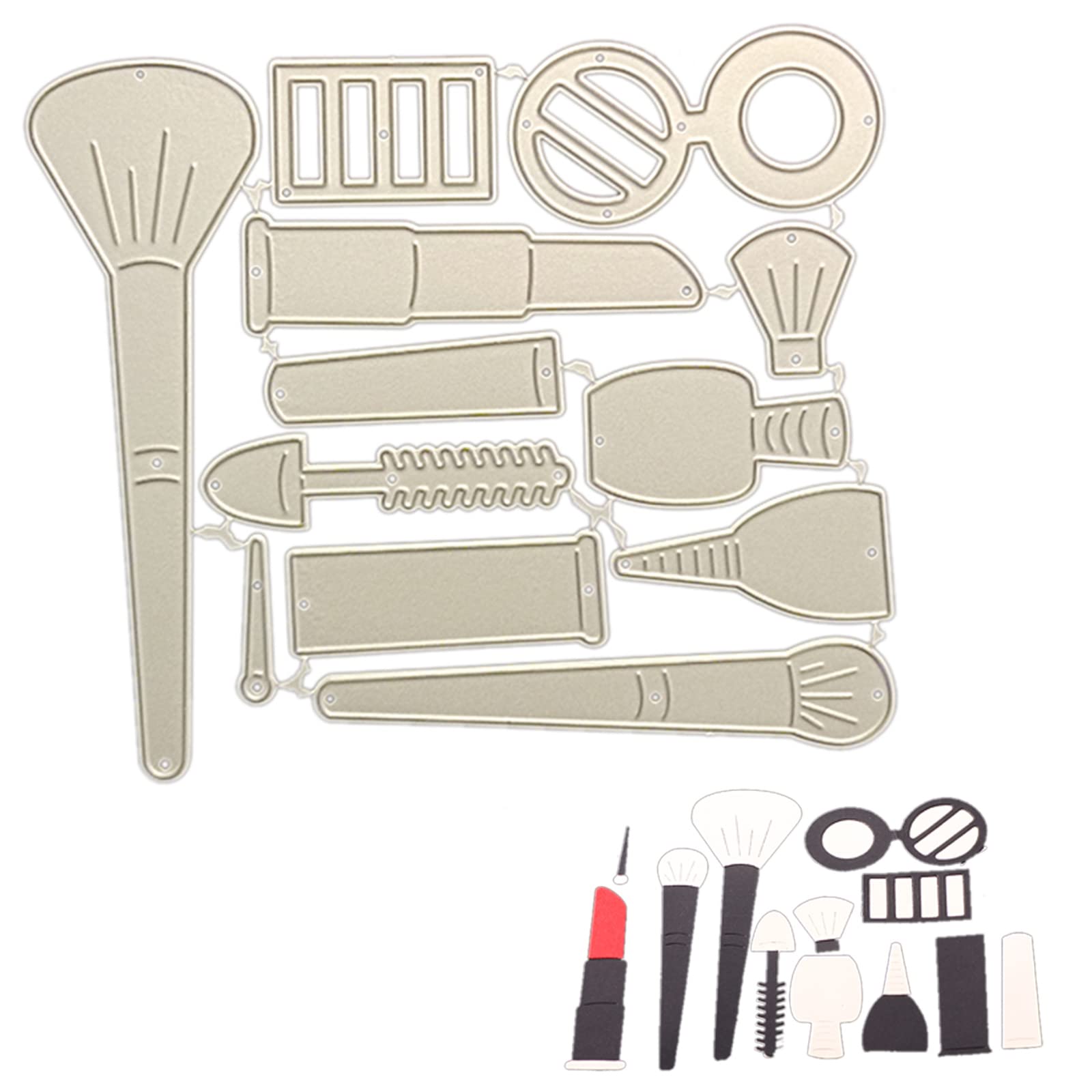 Set 9 Fustelle Decorative In Metallo Hinleise Per Biglietti, Scrapbooking E Goffratura, 11,8 Cm