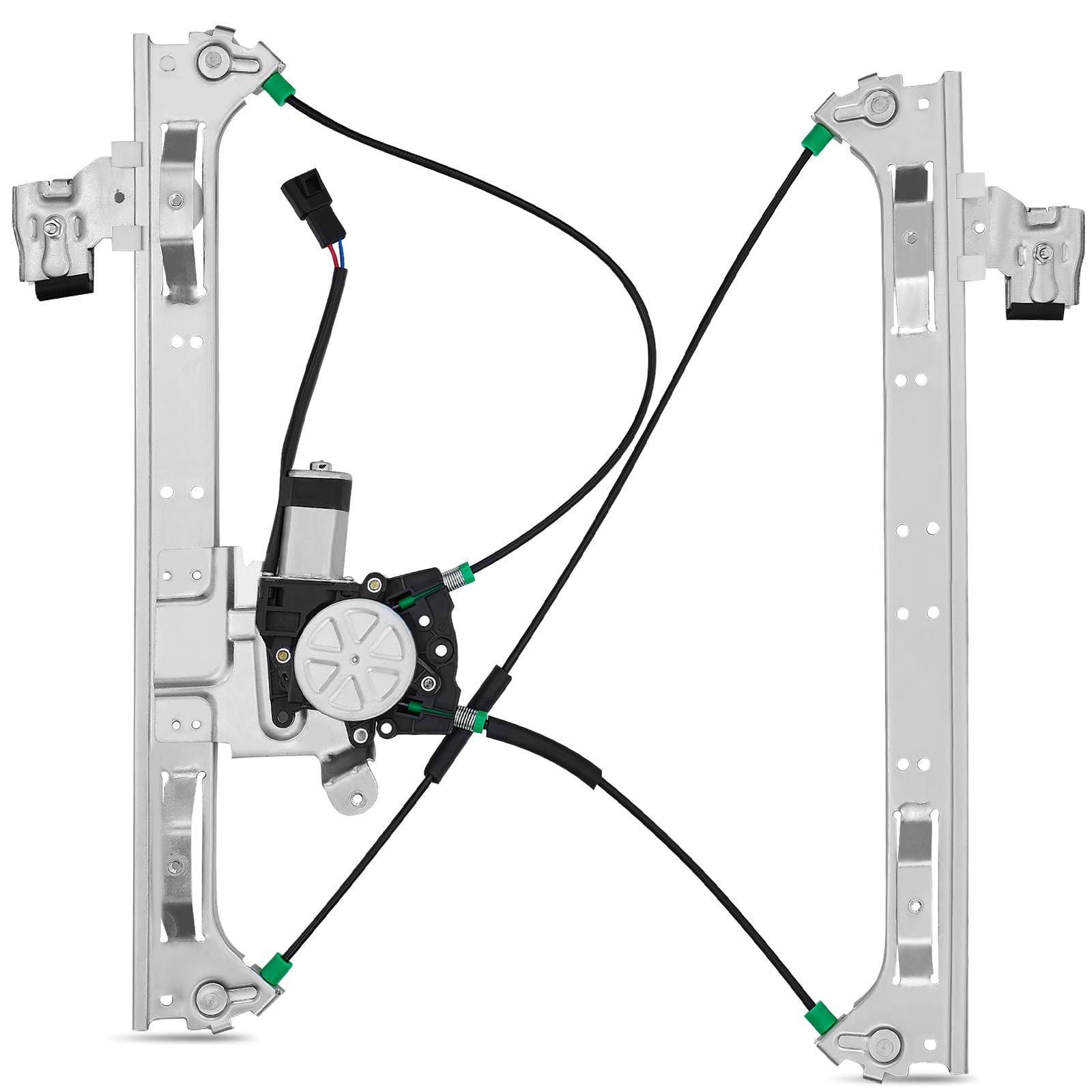 BDFHYK 741-691 Power Window Regulator with Motor Front Right, Compatible with Buick Rainier, Chevrolet Trailblazer EXT, GMC Envoy XL XUV, Isuzu Ascender, Oldsmobile Bravada, Saab 9-7x 2004-2008