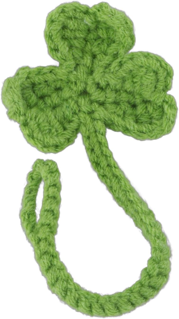 Knitted Crochet Sprout Fashionable Headphone Accessory Personalized Clothing Accessories for Women Girls Crafted Cable Tie image 5