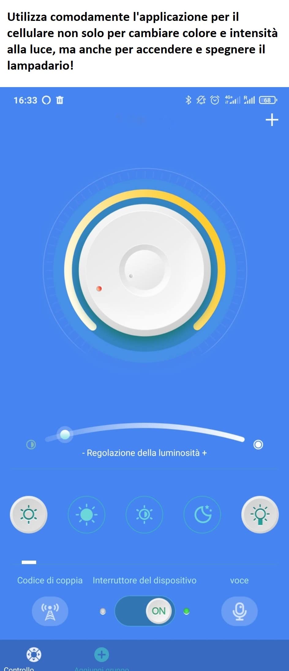 Arcadia Lampadario Led Soffitto a Sospensione Moderno con Luce Calda e Fredda Dimmerabile, Telecomando e App per Cellulare - Lampadario Camera da Letto, Soggiorno, Cucina e Cameretta - 3500 LM 50 Cm
