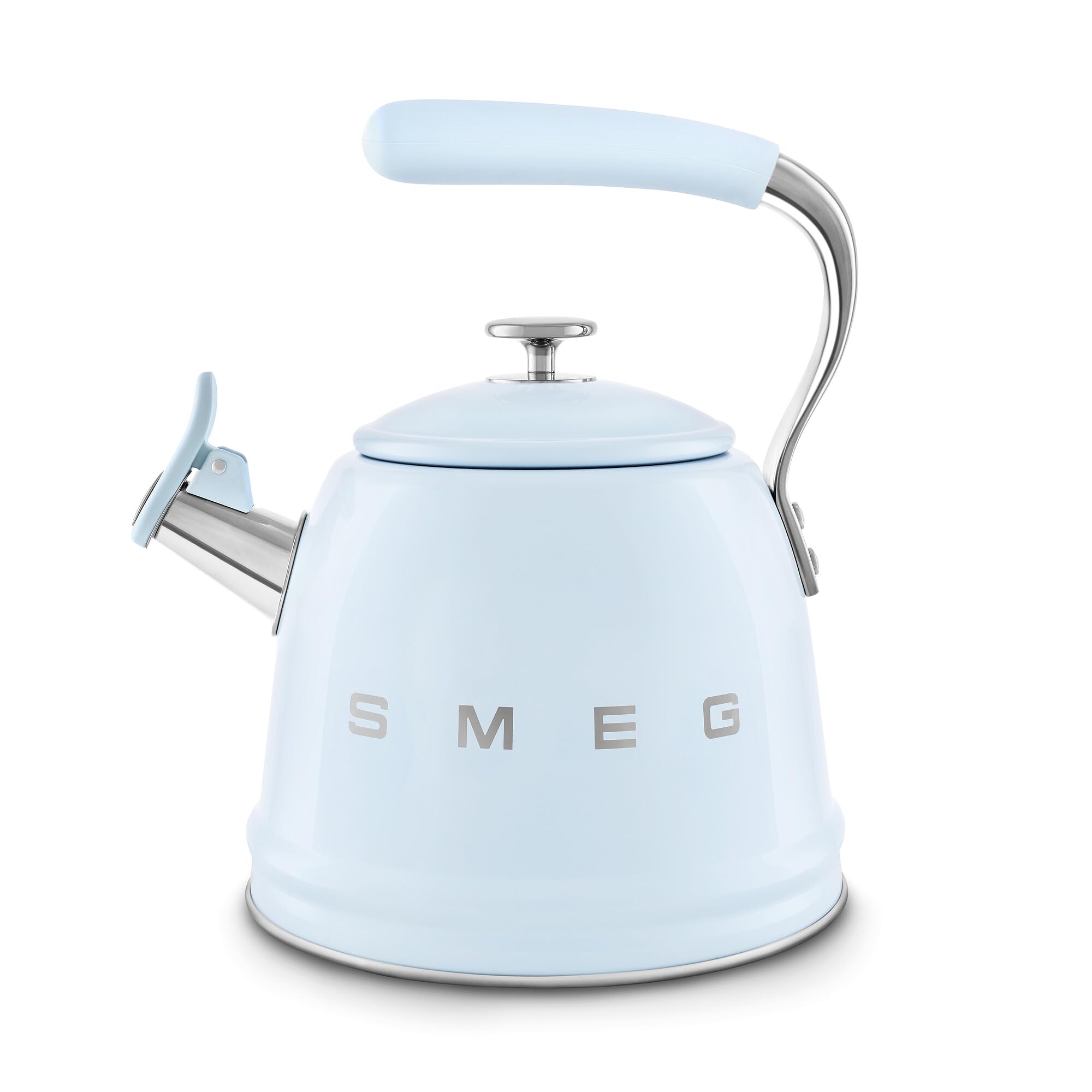 SMEG WKF01PB, Whistling Kettle, Pastel Blue