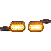 Eagle Lights SLIMLINE LED Turn Signals for Harley Davidson Motorcycles - Black