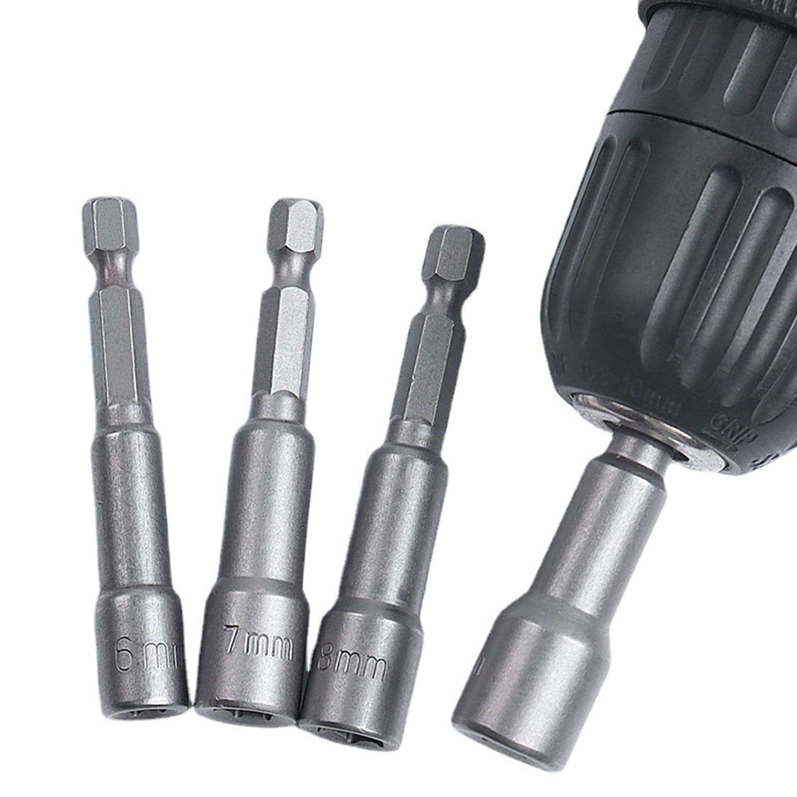 Amazon | 14本セット ソケットビットソケットアダプター インパクトドライバー用ソケット 6～19㎜ 6.35㎜ 六角軸 ソケットアダプター  インパクトドライバー ソケッ ト インパクト用ソケットビット 電動ドリル用 インパクト ビット 収納ボックス付き | ソケットビット ...
