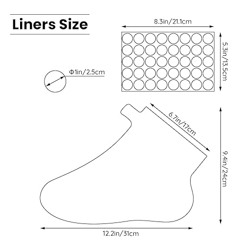 Miniatura 22 de Segbeauty Bolsas de cera de parafina para manos y pies, 200 forros de cera de parafina de plástico, calcetines y guantes de repuesto de cera de baño