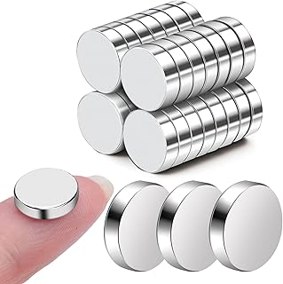 Small Magnets for Crafts Round Fridge Neodymium Magnet Strong Rare Earth Magnet Mini Disc Magnets 10Ã—2mm for Whiteboard Office 55Pcs