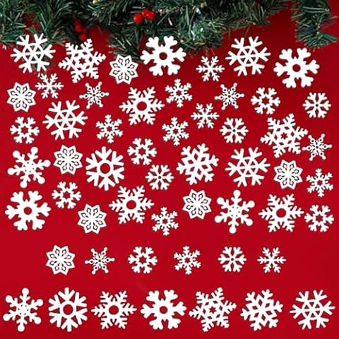 QINERSAW Flocons de Neige en Bois Cover