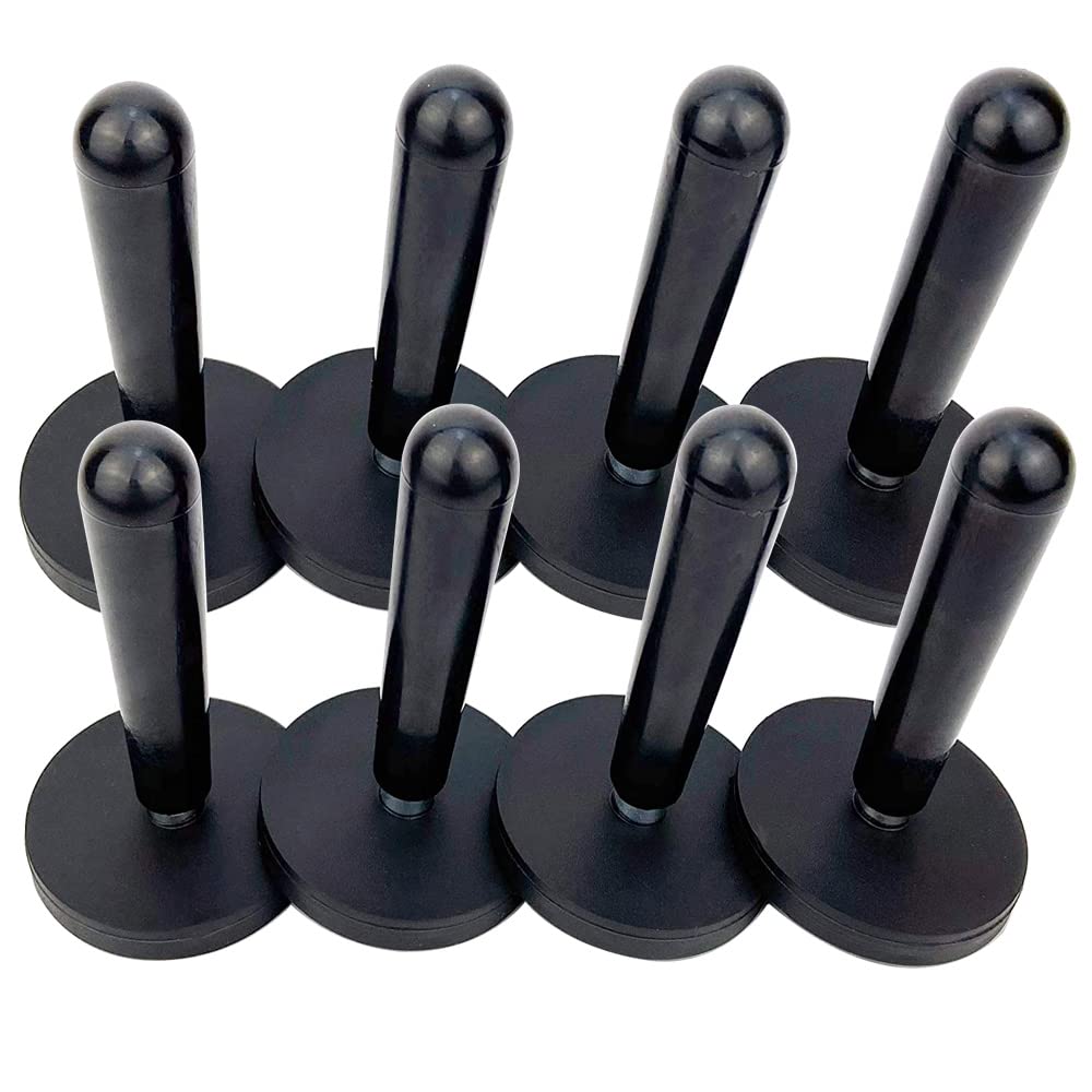 Imanes de vinilo GUUZI para envolver coches juego de 8 piezas soporte magnetico negro