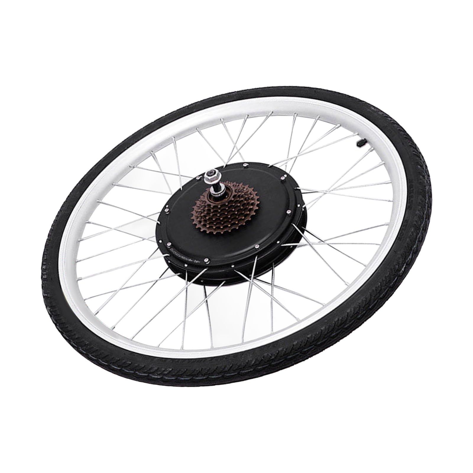 Zestaw do konwersji tylnego koła 26", 48 V, 1000 W, napęd na tylne koła, silnik bezszczotkowy z regulacją prędkości i asystentem pedałów, silnik rowerowy do rowerów 26 cali/rowerów śnieżnych