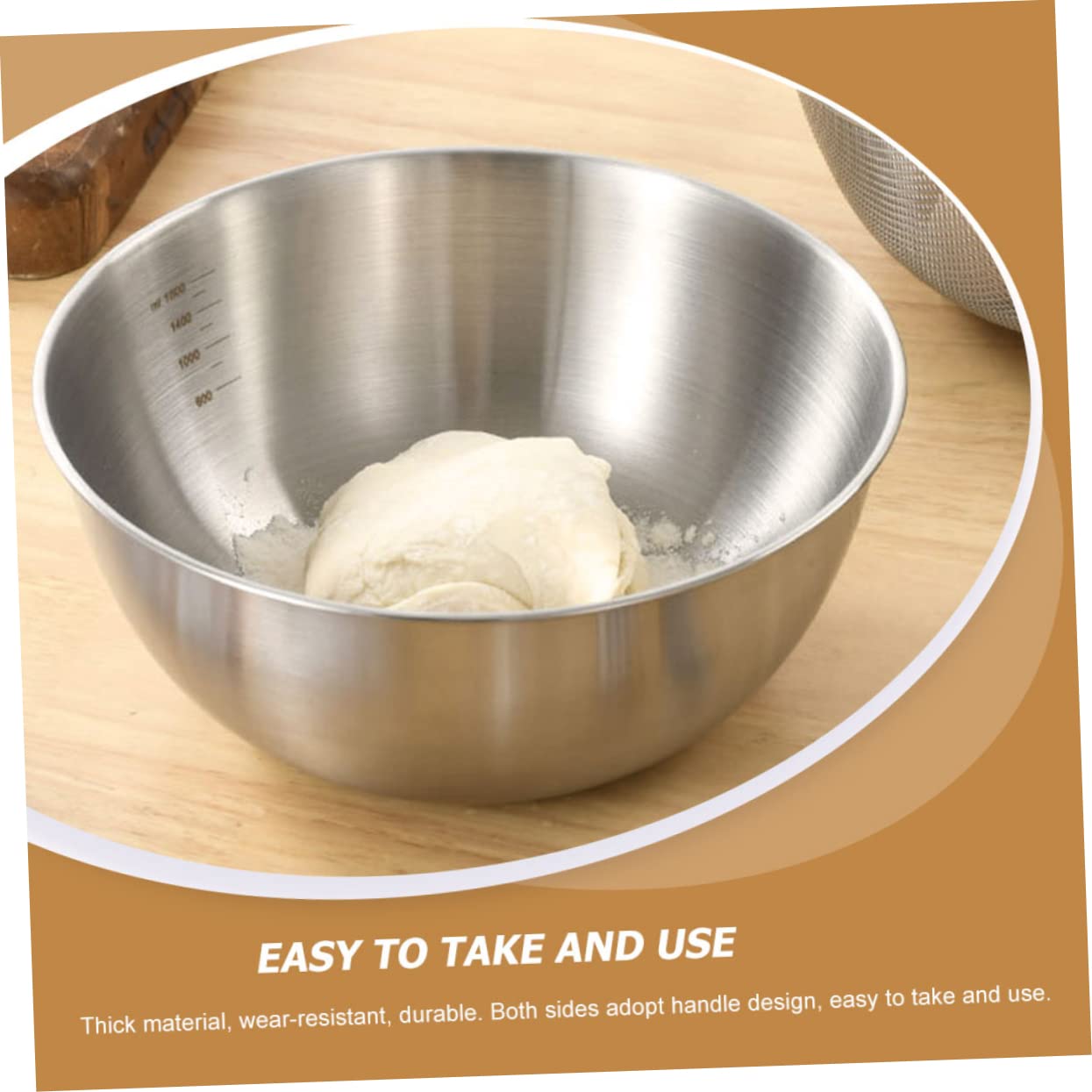 Juego de Colador de Acero Inoxidable para Cocina, 2 Piezas | Malla Fina, Base Plana y Drenaje Estable, Apto para Verduras y Huevos, Acabado Plata