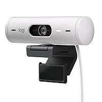 Logitech Brio 500 Webcam Full HD Correzione Luce, Show Mode