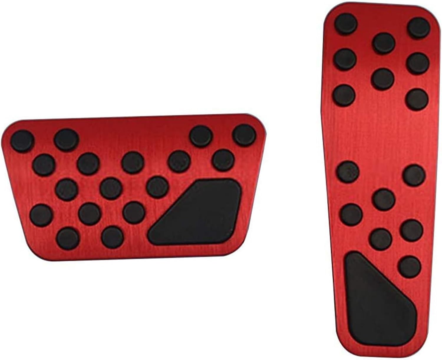 Car Brake Pedal Pad 2PCS Replacement for Dodge for Challenger 2008~2022 Car Foot Pedals Brake Stainless Steel Non-Slip Pedal Cover Pad Cautomotive Parts Car Foot Pedal Covers (Color : Blue)(Black)