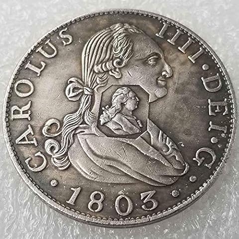 YunBest 1803 United Kingdom Old Coin -UK England Old Coin - Lucky Commemorative Coin Gift -Old Uncirculated Commemorative Coin-Discover History of US Coins BestShop Cover