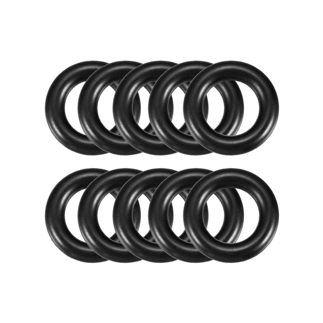 50PCS Nitriel Rubber Verzegelende O-Ring NBR CS 2.5mm,10x5x2.5mm