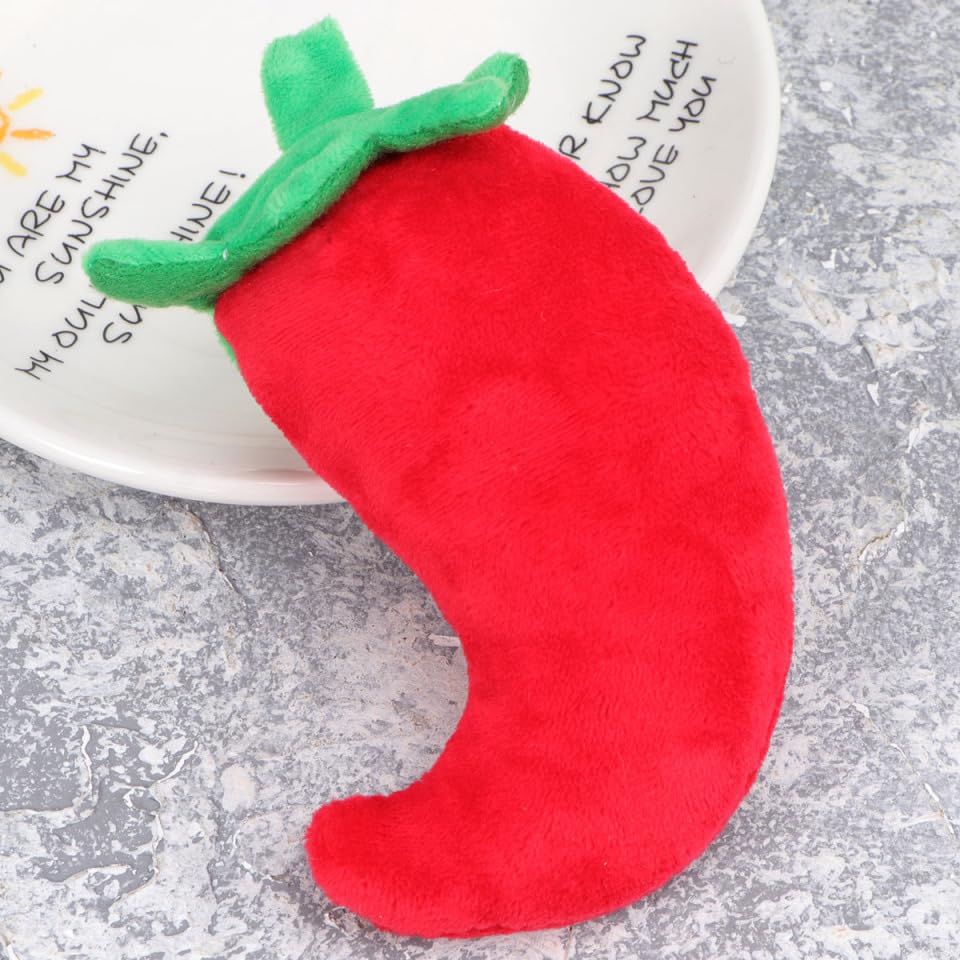 BESPORTBLE Vegetable Toy: Small Plush Toys for Dogs Chilli Soft Chew Dog Toy, As Shown, medium - Image 2