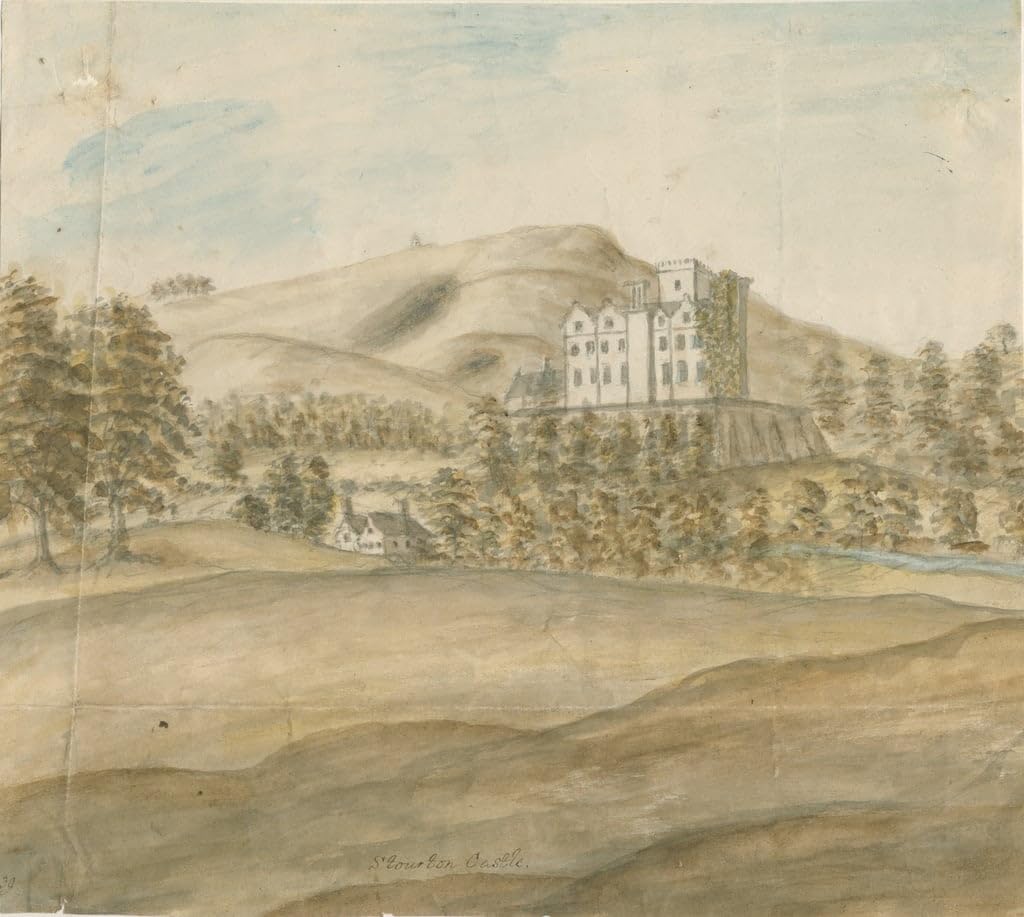 Château de Stourton affiche toile 60x90cm reproduction d'art de Stebbing Shaw