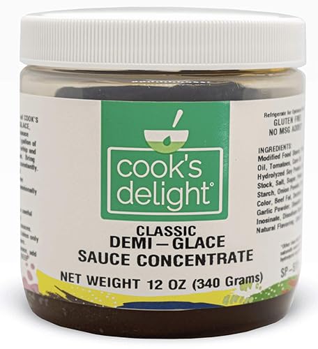 Cook's Delight Concentrado de salsa Demi-Glace, sin gluten, sin MSG añadido