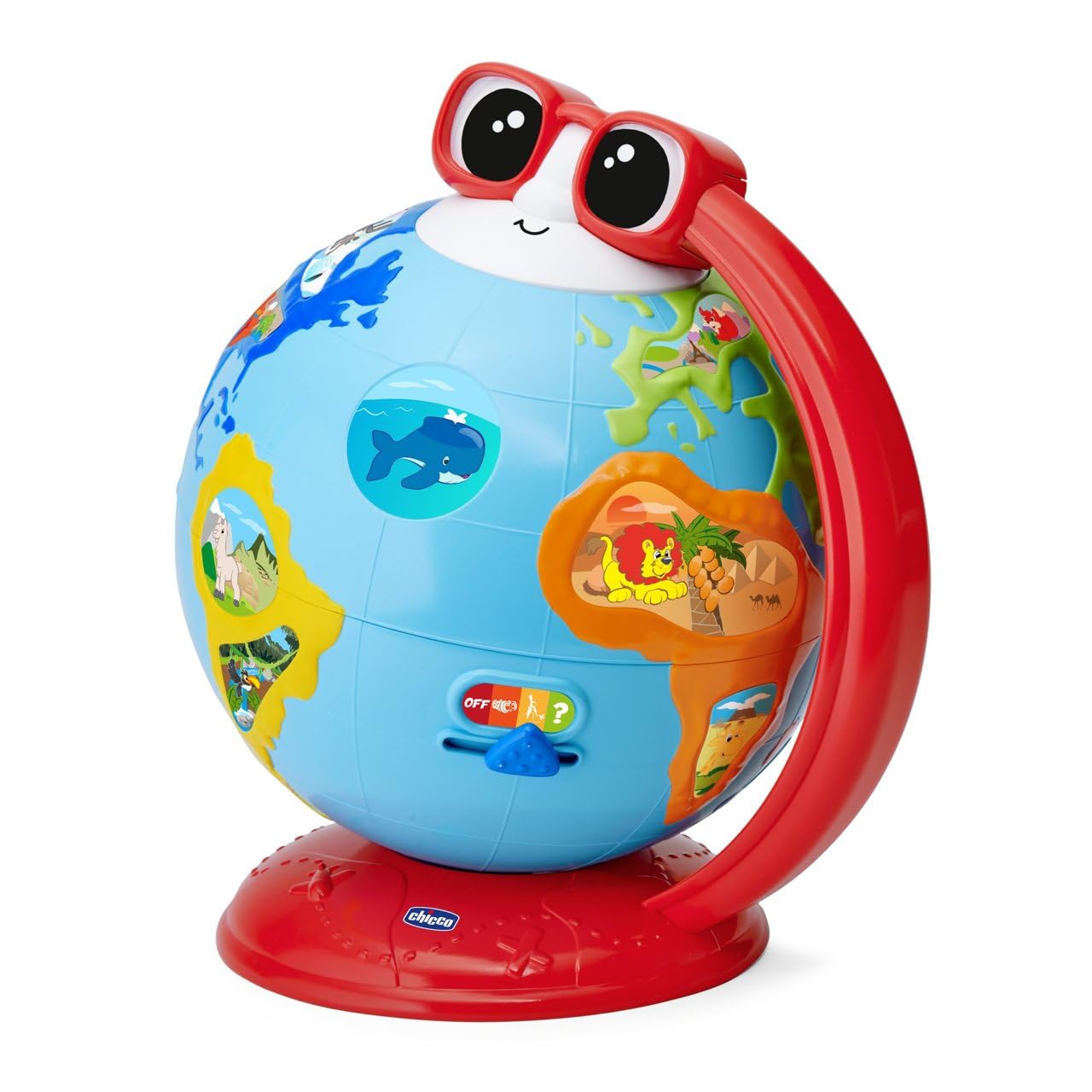 Chicco Palloncino Terracheo, Giocattolo Educativo Parlante, Per Imparare Geografia, Musica e Curiosità del Mondo, Flora e Fauna, +300 Frasi e Concorsi Canzoni, Metodo Montessori