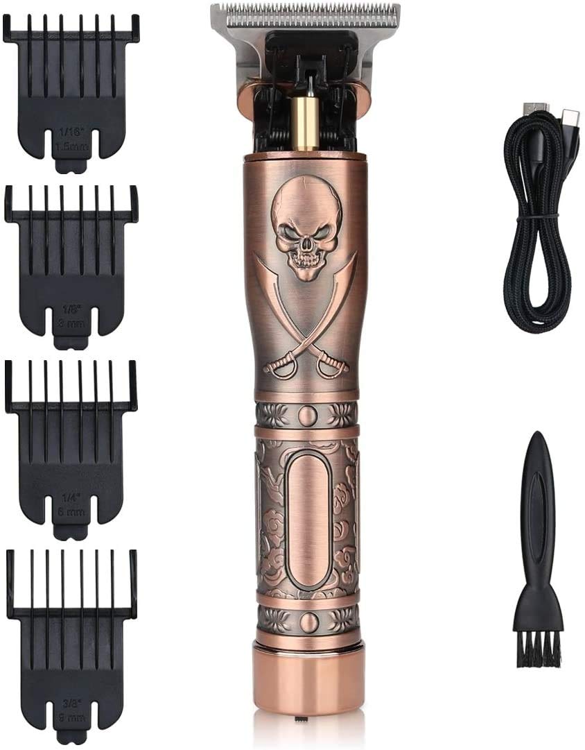 Pro T Outline Clippers Trimmer T Blade Hair Cutting Grooming Kits Set Cordless Rechargeable 0mm Baldheaded Zero Gapped Hair Clipper for Men : Beauty & Personal Care