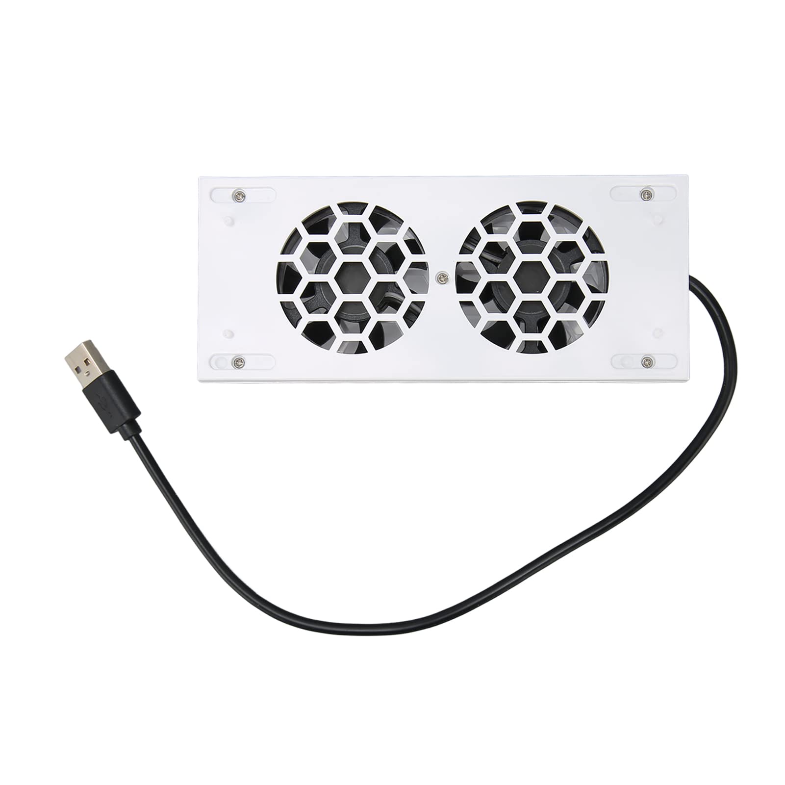 Ventilateur de Refroidissement pour Series S, Refroidisseur Externe à 2 Ports USB, 2 Ventilateurs de Refroidissement à Contrôle de Température Turbo, Ventilateur de Console