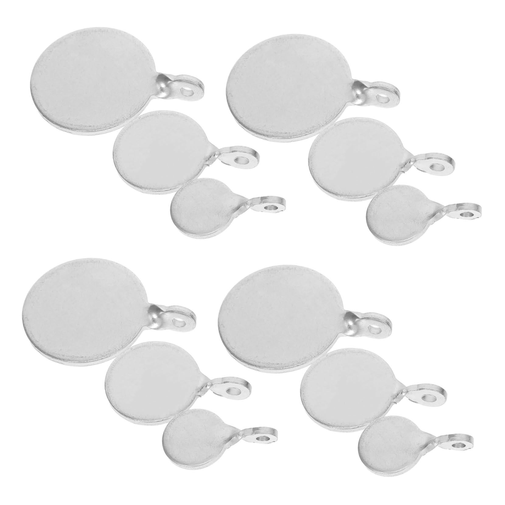 Abaodam 12pcs Manganese Steel Shooting Lightweight Archery Practice Plates for Indoor Training Includes for Enhanced Accuracy and Skill Development