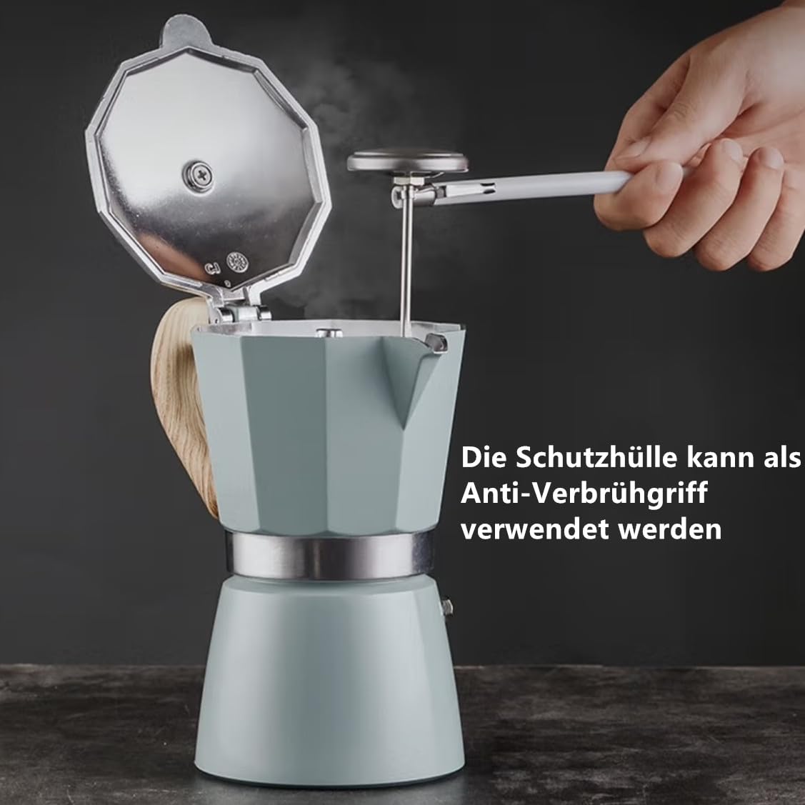 Termometr do mleka barista z klipsem – 125 mm lekki przenośny termometr ze stali nierdzewnej z sondą do kawy idealny do przygotowywania kawy / mleka dla niemowląt Latte Tea Liquid akcesoria